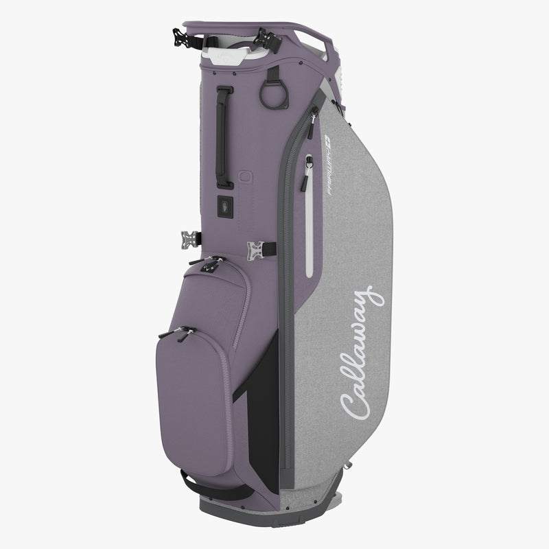 Load image into Gallery viewer, Callaway Fairway+ Double Strap Stand Bag Violet Haze/Silver Heather
