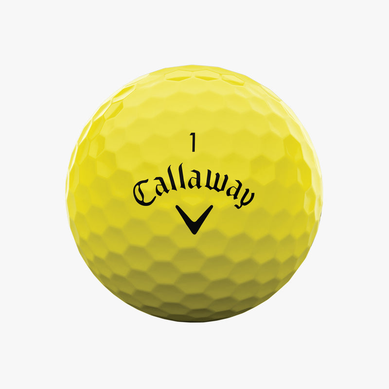 Load image into Gallery viewer, Callaway Warbird Golf Balls Yellow - One Dozen
