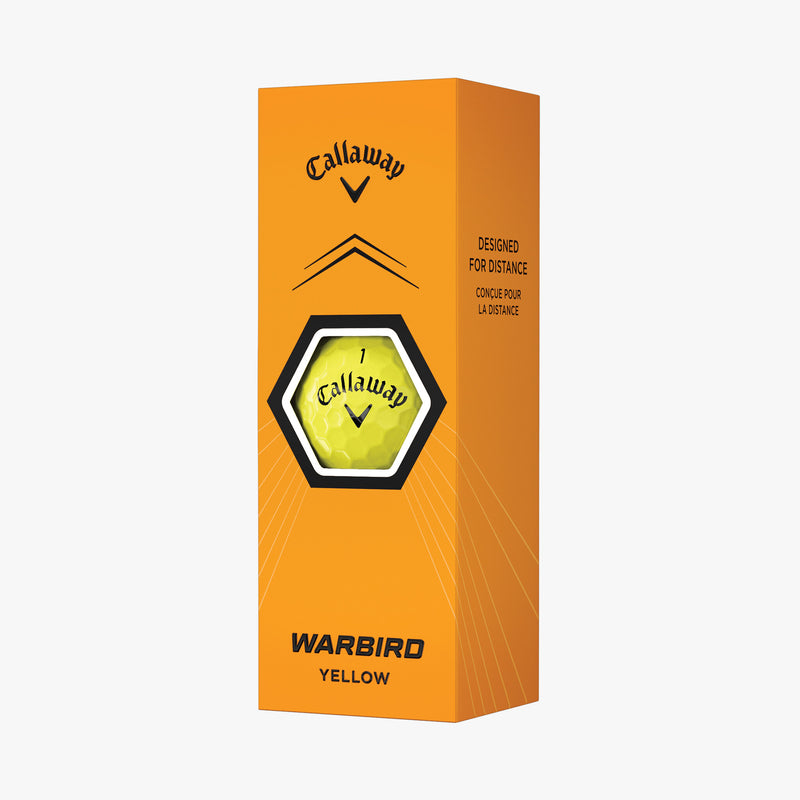 Load image into Gallery viewer, Callaway Warbird Golf Balls Yellow - One Dozen
