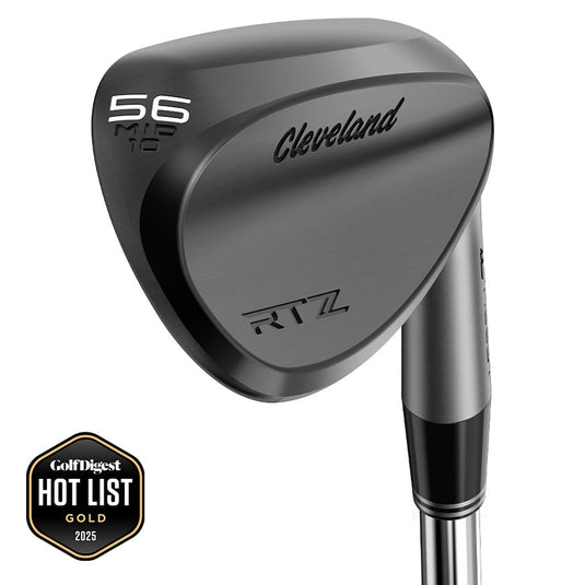 Cleveland RTZ Black Satin Mens Single Wedges - Graphite Shaft