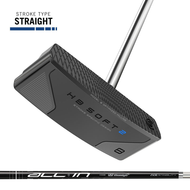 Load image into Gallery viewer, Cleveland Huntington Beach HB Soft 2 Black Model 8c Putter | New for 2025 | Blade Style for Straight Strokes
