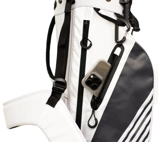 Club Champ Tracker Series Golf Stand Bag White