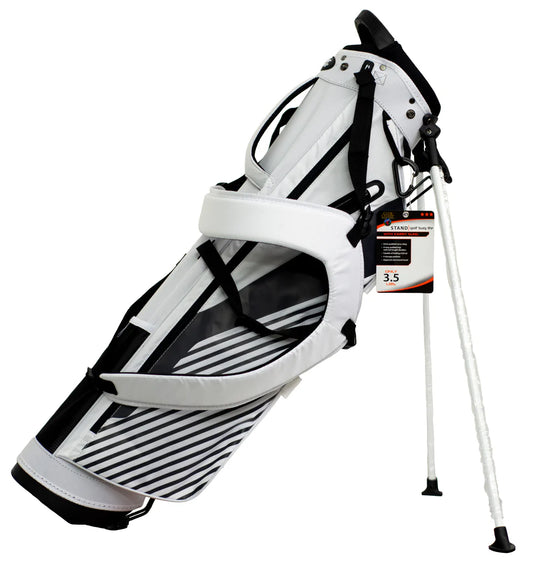 Club Champ Tracker Series Golf Stand Bag White