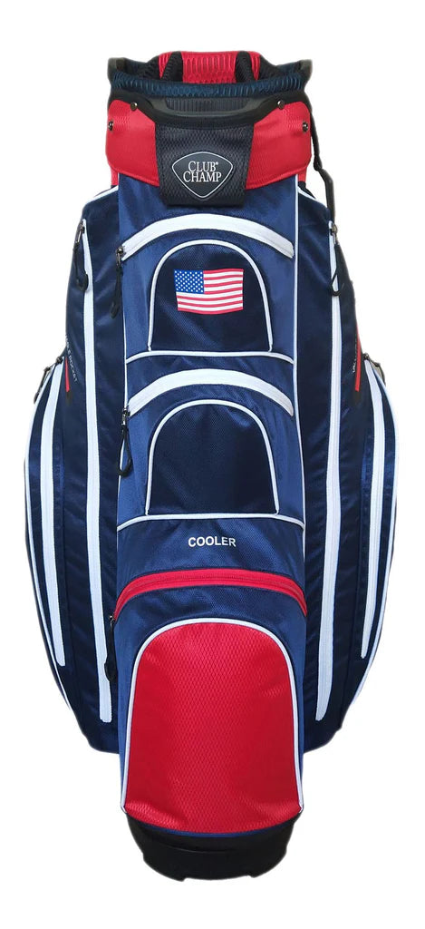 Load image into Gallery viewer, Club Champ Comfort Lite Golf Cart Bag USA Front View
