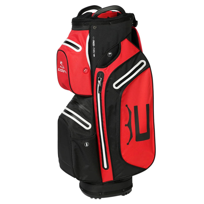 Cobra Ultradry Pro Golf Cart Bag Black / High Risk Red