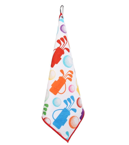 Retro Bags Colorful Microfiber Golf Towel