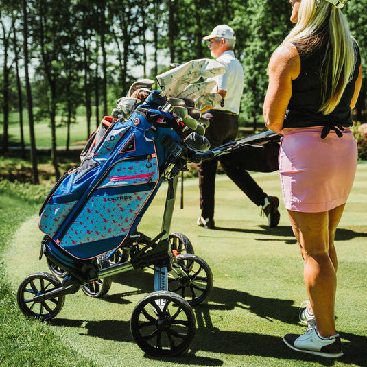 Datrek DG Lite III Womens Golf Cart Bag - Blue Flamingo