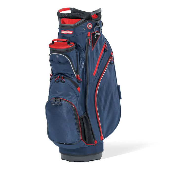 BagBoy Chiller Golf Cart Bag - Navy / Red