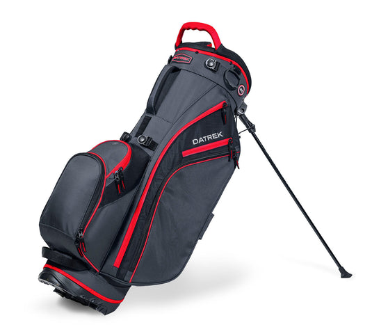 Datrek Go Lite Hybrid Golf Stand Bag Charcoal/Red/Black