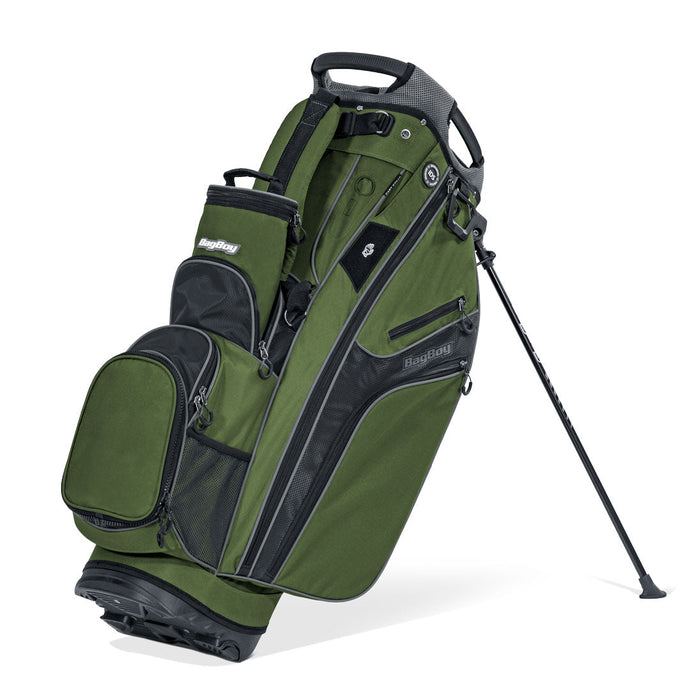 BagBoy Chiller Hybrid Golf Stand Bag Green/Charcoal/Black