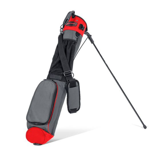 Datrek Ranger Sunday Golf Bag Charcoal/Red