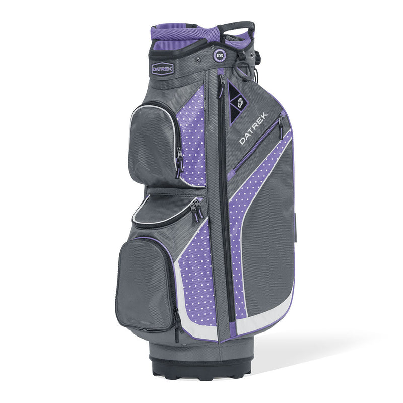 Load image into Gallery viewer, Datrek DG Lite II Womens Golf Cart Bag - Grey Lavender Dots
