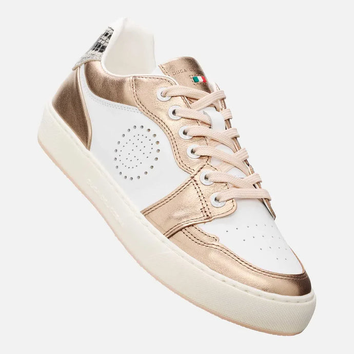 Duca Del Cosma Giordana Spikeless Womens Golf Shoes White Champagne