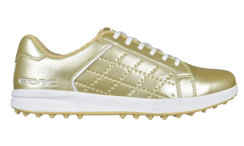 Load image into Gallery viewer, Etonic G-SOK 3.0 Spikeless Ladies Golf Shoes - Gold
