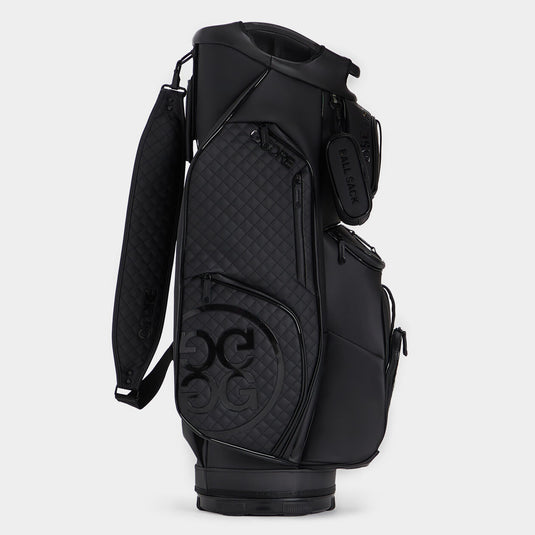 G/FORE Luxe Golf Cart Bag Onyx Pocket Side View