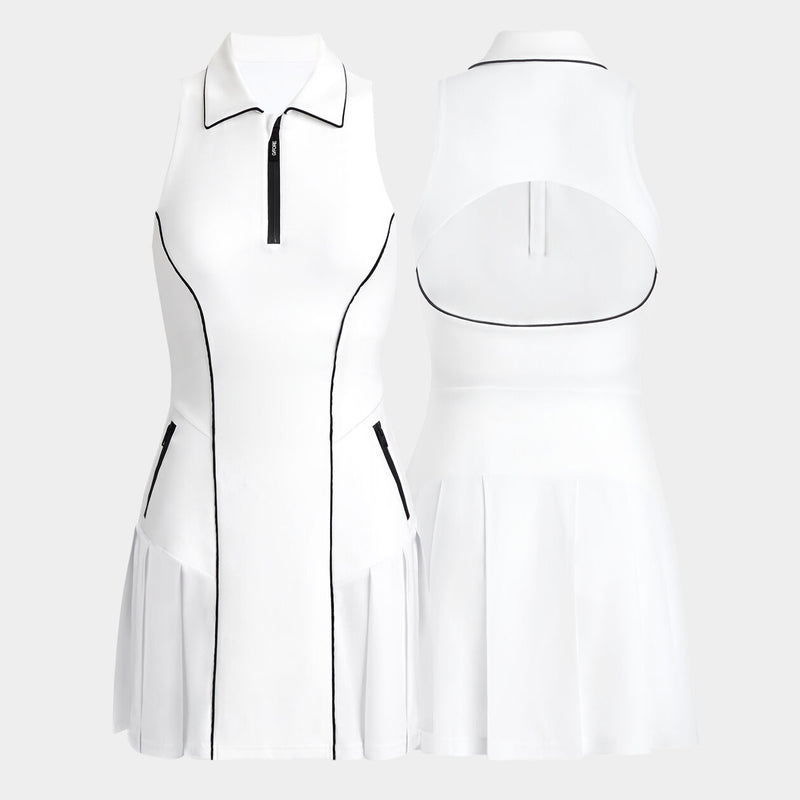 Load image into Gallery viewer, G/FORE Hybrid Ops Pleated Stretch Womens Golf Dress
