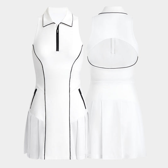 G/FORE Hybrid Ops Pleated Stretch Womens Golf Dress