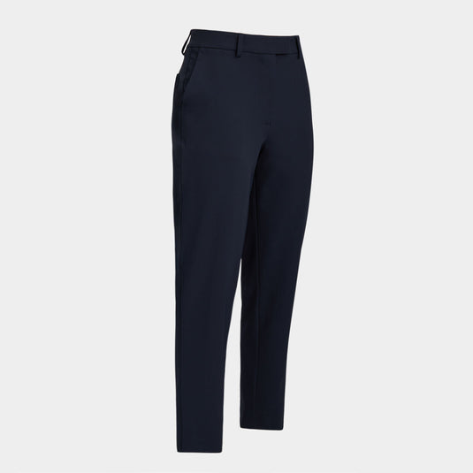 G/Fore Stretch Performance Twill Mid Raise Womens Straight Trouser - Twilight