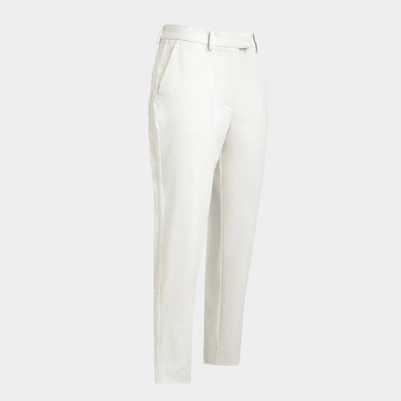 Load image into Gallery viewer, G/Fore Stretch Performance Twill Mid Raise Womens Straight Trouser - Chalk White
