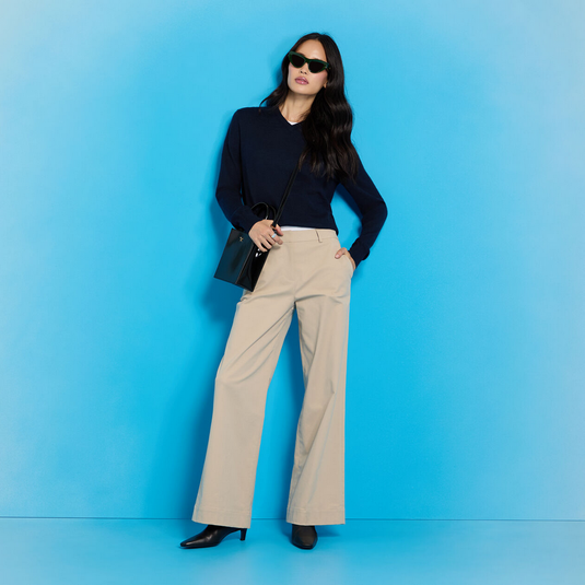G/Fore Tri-Cotton Wide Leg Golf Trouser - Multiple Colors