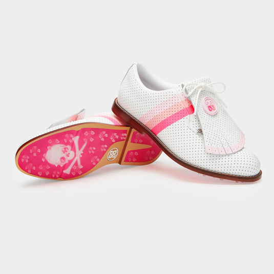 G/Fore Gallivanter Pebble Leather Womens Golf Shoe - Snow Knockout Pink