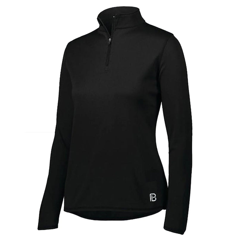 Load image into Gallery viewer, Golf Bella Long Sleeve Womens Golf 1/4 Zip Black
