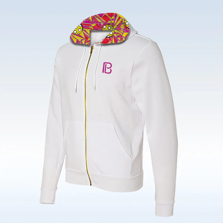 Load image into Gallery viewer, Golf Bella Womens Golf Hoodie White Pink
