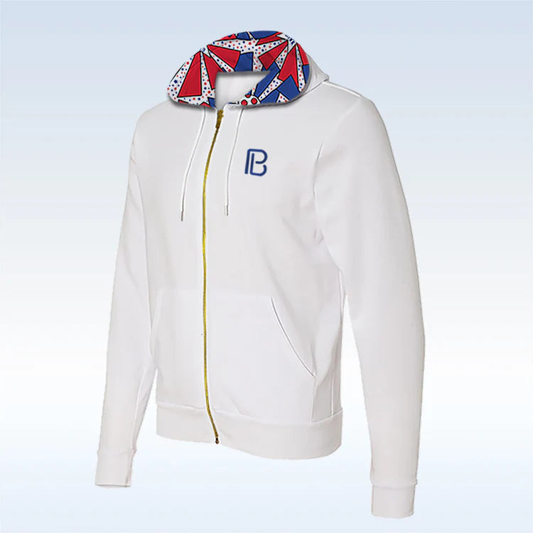 Load image into Gallery viewer, Golf Bella Womens Golf Hoodie White Red
