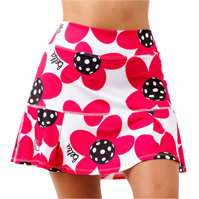 Golf Bella Drop Pleat Poppy Womens Golf Skort