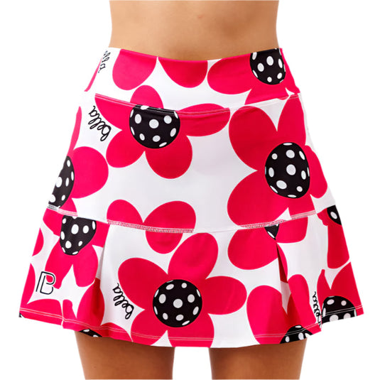 Golf Bella Drop Pleat Poppy Womens Golf Skort