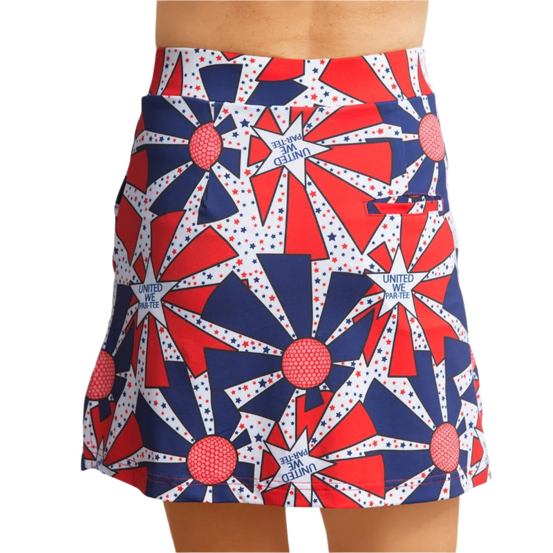 Load image into Gallery viewer, Golf Bella United we Par-Tee golf skort
