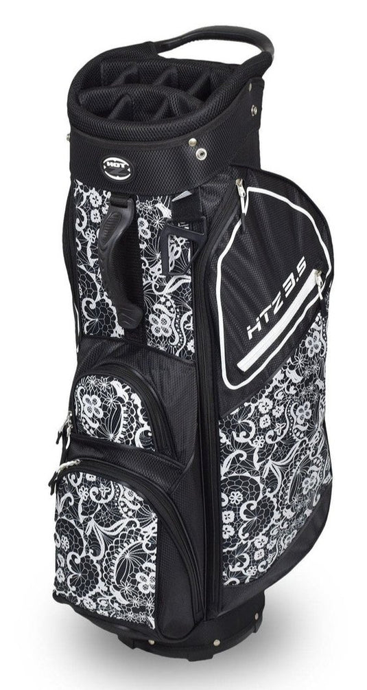 Hot-Z Ladies Golf Cart Bag 3.5 Black Paisley