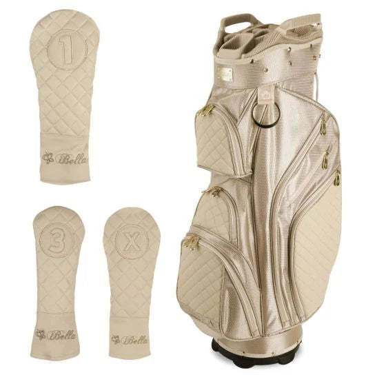 iBella Ladies Golf Cart Bag Gold