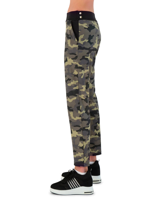 InPhorm Pencil Fit Golf Pant Camo Side View