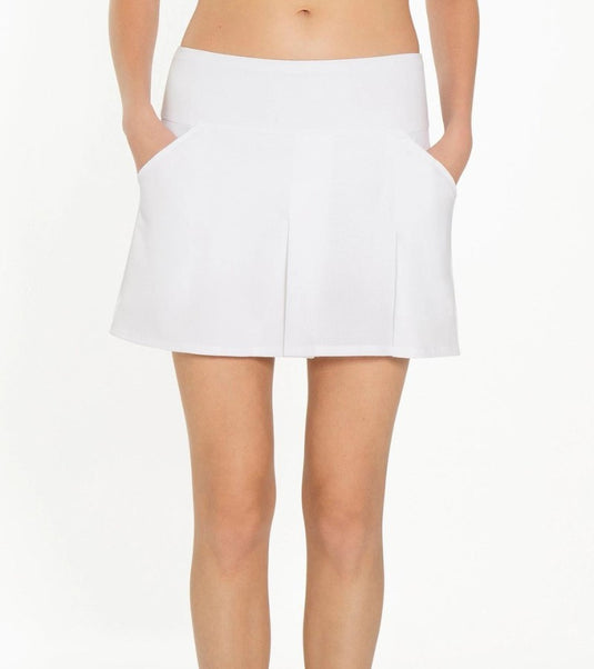 Iphorm Pleated 15 Inch Skirt White