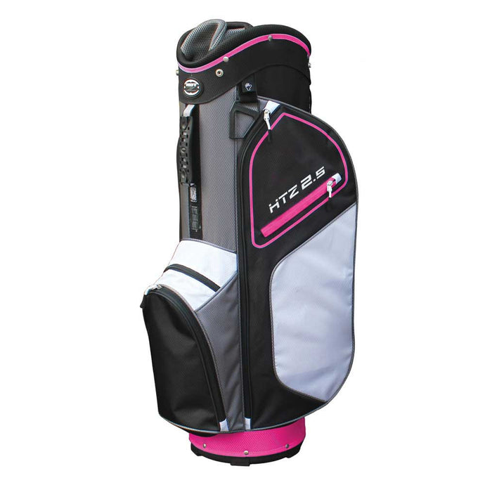 Hot-Z Ladies Golf Cart Bag 2.5 - Hot Pink Black Grey