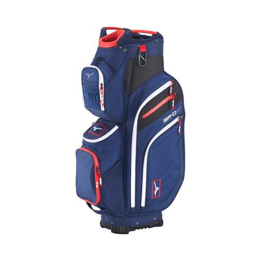 Mizuno BR-D4C Cart Golf Bag Navy Blue Red