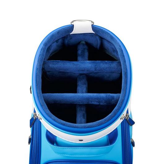 Mizuno Tour Staff Mid Golf Cart Bag - Blue/White