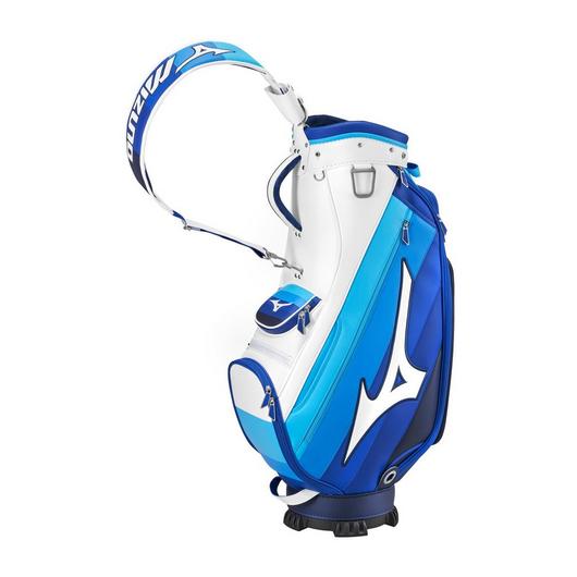 Mizuno Tour Staff Mid Golf Cart Bag - Blue/White