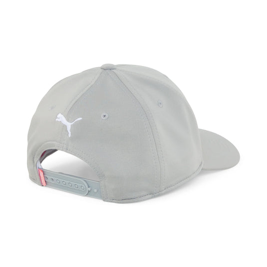 Puma P Mens Golf Hat Bright Ash Gray / White Glow