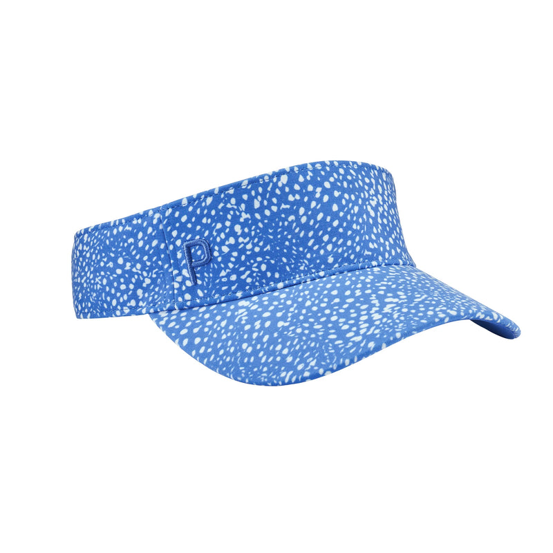 Load image into Gallery viewer, Puma Microdot Sport Womens Golf Visor Blue
