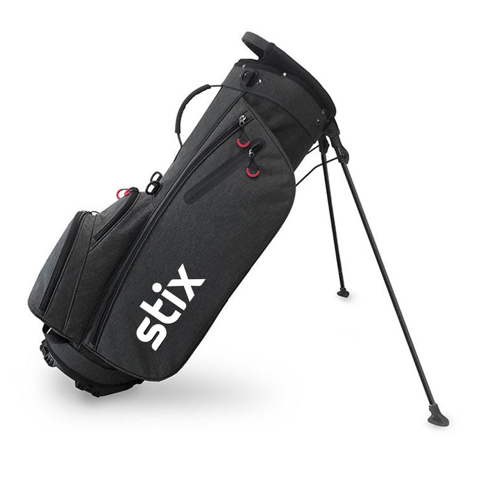 Stix Golf Stand Bag Black White