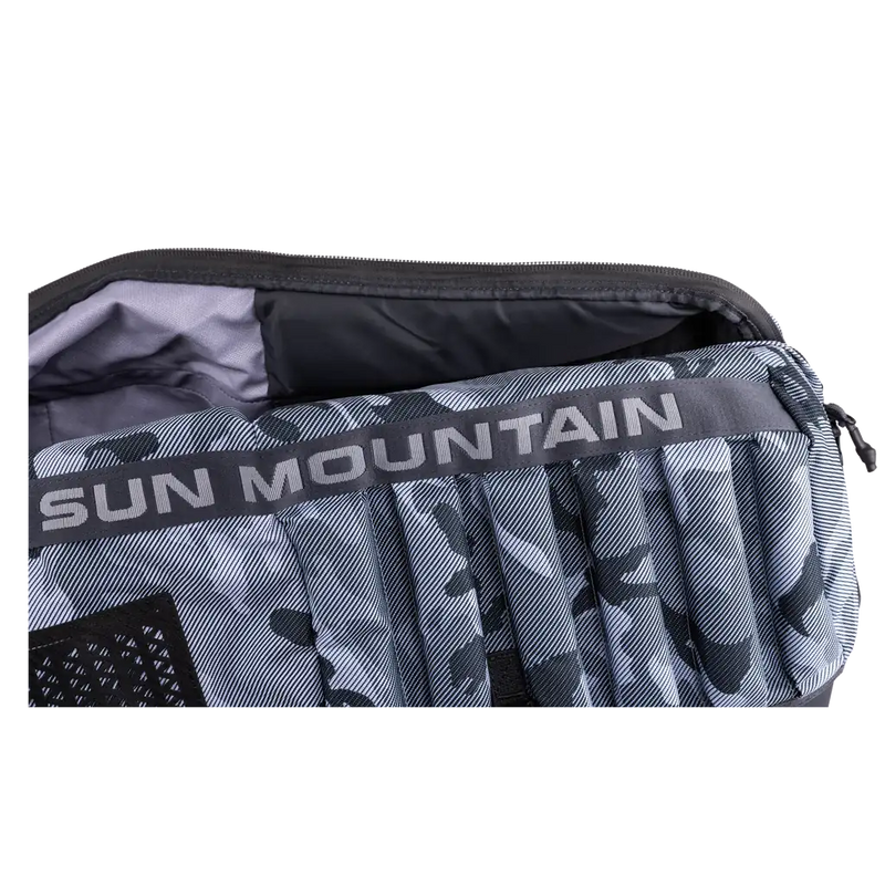 Load image into Gallery viewer, Sun Mountain Kube Golf Club Travel Cover Raptor/Steel Camo Detail
