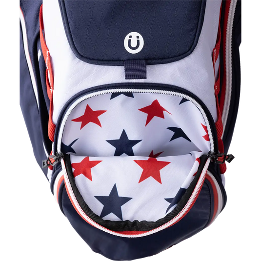 Sun Mountain 2024 4.5 LS 14-Way Stand Bag Navy/White/Red USA