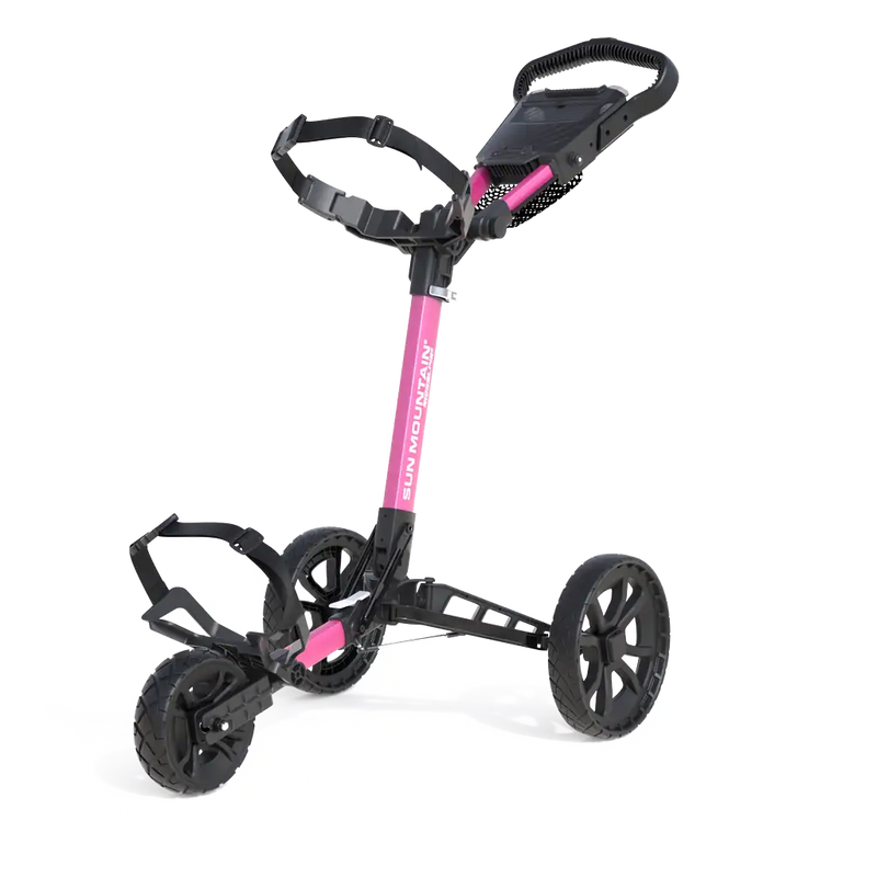 Load image into Gallery viewer, Sun Mountain Ridgeline 3 Golf Push Cart Pink
