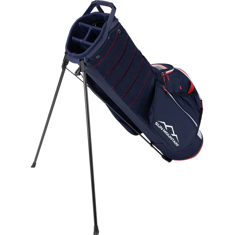 Load image into Gallery viewer, Sun Mountain 2024 3.5 LS Stand Bag Navy/White/Red USA
