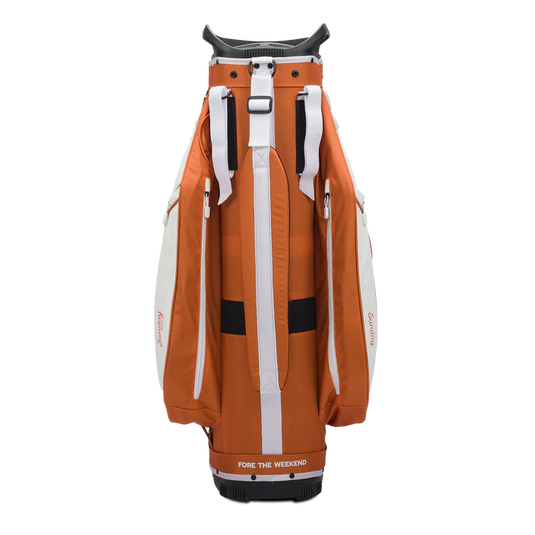 Sunday Golf Bag Big Rig Cart Bag Burnt Orange (Bag Height 36")