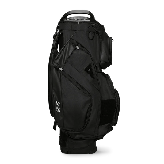 Sunday Golf Big Rig Cart Bag Matte Black (Bag Height 36")