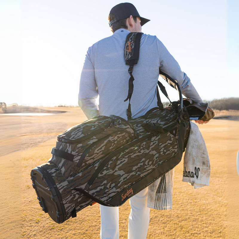 Load image into Gallery viewer, Sunday Golf Big Rig Mossy Oak Bottomland Camo (Bag Height 36&quot;)
