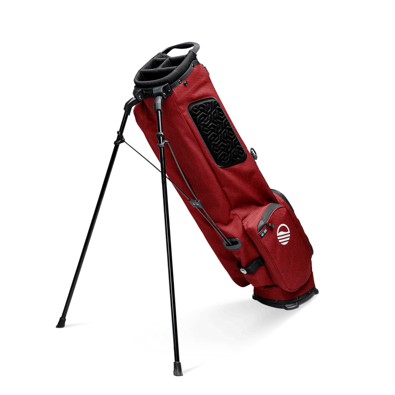 Load image into Gallery viewer, Sunday Golf El Camino Golf Stand Bag Ron Burgundy (Bag Height 34&quot;)
